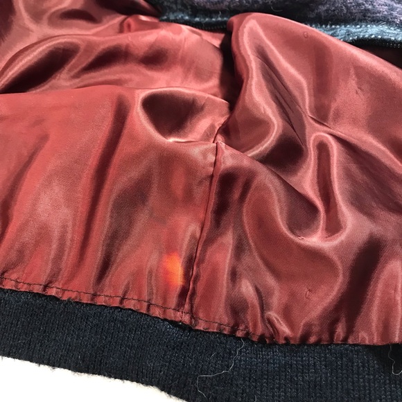 Alpaca Nature Purple Alpaca Wool Fully Lined Front Zip Sweater Jacket Size L - Picture 11 of 16